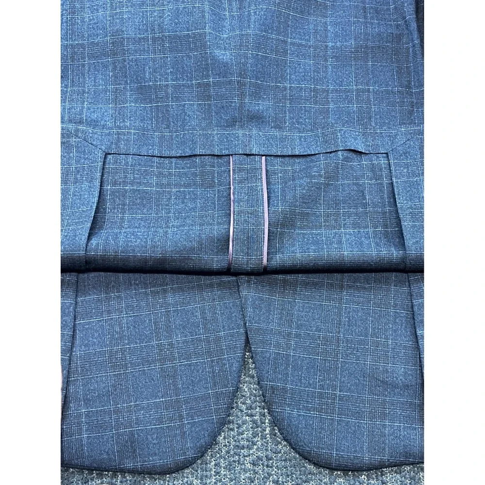 Paul Smith Loro Piana Wool Blazer Mens 40R Blue Glen Plaid Kensington Fit Italy